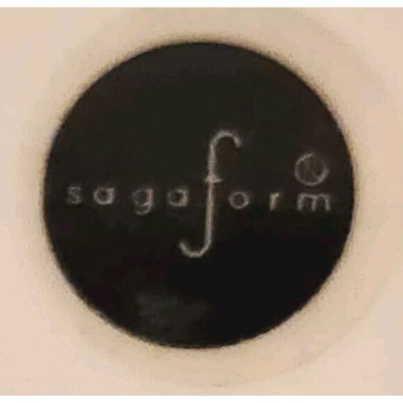 Sagaform of Sweden Vase MSM Lily Vintage White Matte Stoneware Green Interior - Picture 6 of 6